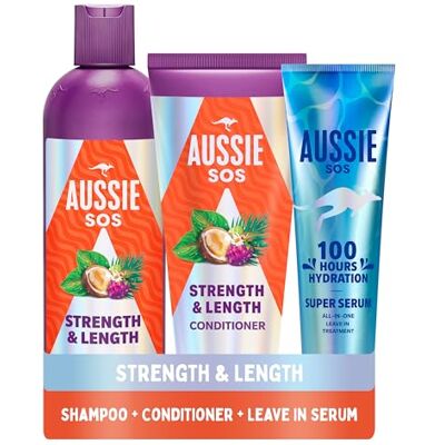 Aussie - Strength And Length - Shampoo Conditioner Set - Publicité Aussie - Strength And Length - Shampoo Conditioner Set - Publicité