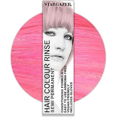 Stargazer Coloration semi-permanente pour cheveux Couleur : rose bébé - Publicité Stargazer Coloration semi-permanente pour cheveux Couleur : rose bébé - Publicité
