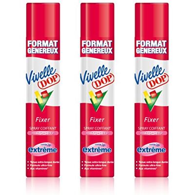 VIVELLE DOP Fixer Spray Coiffant Extrême Format Généreux 300 ml Lot de 3 - Publicité VIVELLE DOP Fixer Spray Coiffant Extrême Format Généreux 300 ml Lot de 3 - Publicité