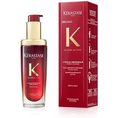 Kérastase - Elixir Ultime - Huile Originale - 75 mL - Huile capillaire - Publicité Kérastase - Elixir Ultime - Huile Originale - 75 mL - Huile capillaire - Publicité