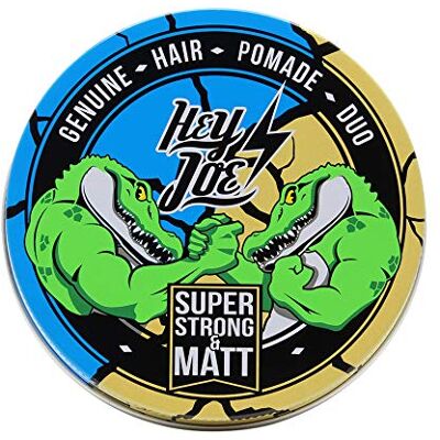 Hey Joe! Duo 100 ml - Pommade capillaire - Fort & Fini mate - Publicité Hey Joe! Duo 100 ml - Pommade capillaire - Fort & Fini mate - Publicité
