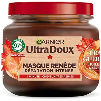 Garnier ULTRA DOUX ERABLE MASQUE 340ML - Publicité Garnier ULTRA DOUX ERABLE MASQUE 340ML - Publicité