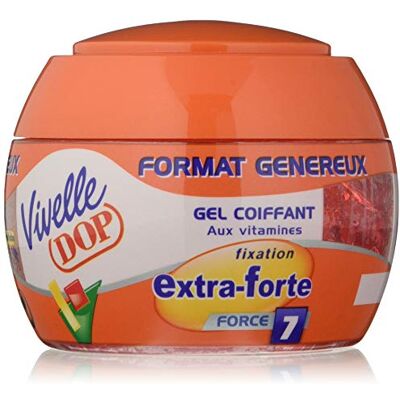 VIVELLE DOP Gel Coiffant aux Vitamines Fixation Extra-Forte Force 7 Format Généreux 200 ml Lot de 3 - Publicité VIVELLE DOP Gel Coiffant aux Vitamines Fixation Extra-Forte Force 7 Format Généreux 200 ml Lot de 3 - Publicité