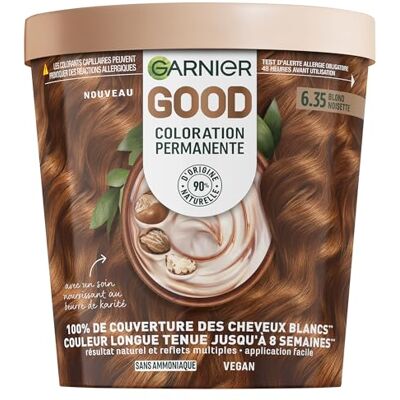 Garnier GOOD 6.35 BLOND NOISETTE - Publicité Garnier GOOD 6.35 BLOND NOISETTE - Publicité