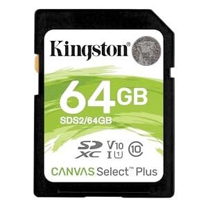 Kingston SDS2/64GB Canvas Select Plus - Class 10 - UHS-I Carte SD - Publicité Kingston SDS2/64GB Canvas Select Plus - Class 10 - UHS-I Carte SD - Publicité
