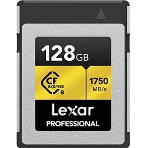 Lexar Professional Série GOLD Carte CFexpress 128 Go, Type B Carte CF, Jusqu'à 1750 Mo/s en Lecture, Adoptez PCIe 3.0 NVMe, Carte Mémoire pour photographe professionnel, vidéaste(LCXEXPR128G-RNENG) - Publicité Lexar Professional Série GOLD Carte CFexpress 128 Go, Type B Carte CF, Jusqu'à 1750 Mo/s en Lecture, Adoptez PCIe 3.0 NVMe, Carte Mémoire pour photographe professionnel, vidéaste(LCXEXPR128G-RNENG) - Publicité