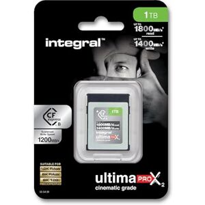 Integral UltimaPro X2 - Carte mémoire haute vitesse pour vidéo 12K/8K - Publicité Integral UltimaPro X2 - Carte mémoire haute vitesse pour vidéo 12K/8K - Publicité