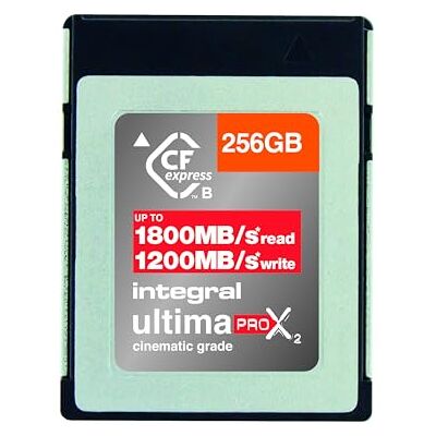 Integral UltimaPro X2 - Carte mémoire CFexpress 256GB - Performance professionnelle - Publicité Integral UltimaPro X2 - Carte mémoire CFexpress 256GB - Performance professionnelle - Publicité