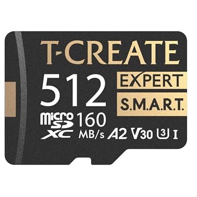 TEAMGROUP T-Create S.M.A.R.T Carte mémoire flash A2 512 Go Micro SDXC U3 V30 4K R/W Vitesse jusqu'à 160/150 Mo/s pour créateurs, compatible avec GoPro, Insta360 TTCS512GIA2V3003 - Publicité TEAMGROUP T-Create S.M.A.R.T Carte mémoire flash A2 512 Go Micro SDXC U3 V30 4K R/W Vitesse jusqu'à 160/150 Mo/s pour créateurs, compatible avec GoPro, Insta360 TTCS512GIA2V3003 - Publicité