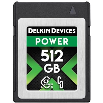 Delkin Power Carte mémoire CFexpress Type B 4.0 pour appareils Photo numériques Idéal pour Le Transfert Express d'images et de vidéos pour Le Stockage Stockage de Carte mémoire (512 Go) - Publicité Delkin Power Carte mémoire CFexpress Type B 4.0 pour appareils Photo numériques Idéal pour Le Transfert Express d'images et de vidéos pour Le Stockage Stockage de Carte mémoire (512 Go) - Publicité