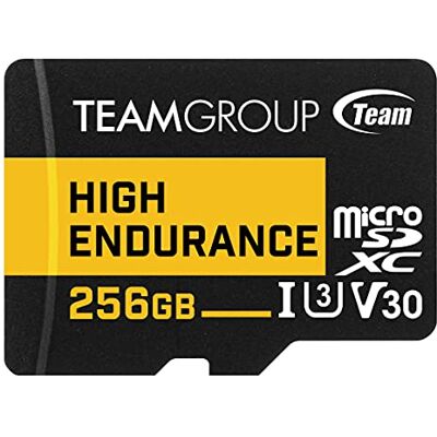 TEAMGROUP TTUSDX256GIV3002 Carte mémoire micro SDXC UHS-I U3 V30 4K 100 Mo/s (conçue pour la surveillance) Stable Durable Carte mémoire flash 256 Go Prise en charge de l'enregistrement vidéo 4K et - Publicité TEAMGROUP TTUSDX256GIV3002 Carte mémoire micro SDXC UHS-I U3 V30 4K 100 Mo/s (conçue pour la surveillance) Stable Durable Carte mémoire flash 256 Go Prise en charge de l'enregistrement vidéo 4K et - Publicité