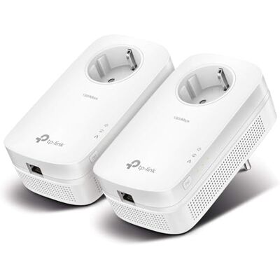 TP-Link Prise CPL 1300 Mbps, Prise Intégrée, Port Gigabit, TL-PA8010P KIT Compatible toutes box Fibre, Plug & Play, Profitez d'une connexion rapide pour le Streaming 4K et le Gaming - Publicité TP-Link Prise CPL 1300 Mbps, Prise Intégrée, Port Gigabit, TL-PA8010P KIT Compatible toutes box Fibre, Plug & Play, Profitez d'une connexion rapide pour le Streaming 4K et le Gaming - Publicité