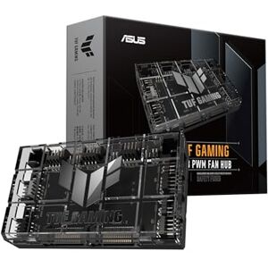 Asus TUF Gaming ARGB PWM Hub de Ventilateur (6 Ports pour Ventilateur de boîtier PWM et contrôle ARGB, 2 Ports d'alimentation SATA, synchronise Le Refroidissement et Les Effets d'éclairage, Fixation - Publicité Asus TUF Gaming ARGB PWM Hub de Ventilateur (6 Ports pour Ventilateur de boîtier PWM et contrôle ARGB, 2 Ports d'alimentation SATA, synchronise Le Refroidissement et Les Effets d'éclairage, Fixation - Publicité
