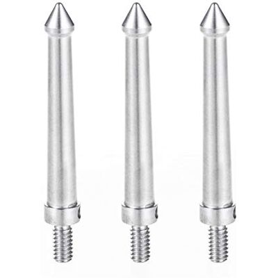 Selens Lot de 3 pieds de trépied longs en acier inoxydable compatibles avec trépied monopode de 6,35 mm - Publicité Selens Lot de 3 pieds de trépied longs en acier inoxydable compatibles avec trépied monopode de 6,35 mm - Publicité