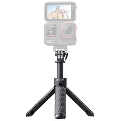 Insta360 Mini trépied 2 en 1 pour X3, X4, X5, Go 3/3S, Ace Pro, Ace, Link. Trépied et Perche à Selfie Tout-en-Un, Petit et léger. Publicité Insta360 Mini trépied 2 en 1 pour X3, X4, X5, Go 3/3S, Ace Pro, Ace, Link. Trépied et Perche à Selfie Tout-en-Un, Petit et léger. Publicité