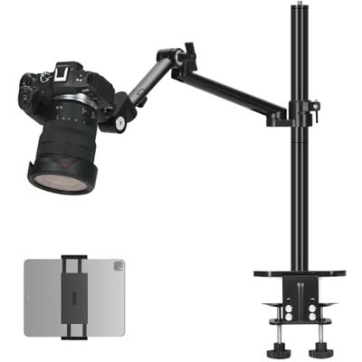 TARION Support de Table pour Appareil Photo avec Bras Articulé Compatible DSLR, Anneau Lumineux, Microphone pour Photographie, Vidéo Titanrig(Lite Z) - Publicité TARION Support de Table pour Appareil Photo avec Bras Articulé Compatible DSLR, Anneau Lumineux, Microphone pour Photographie, Vidéo Titanrig(Lite Z) - Publicité