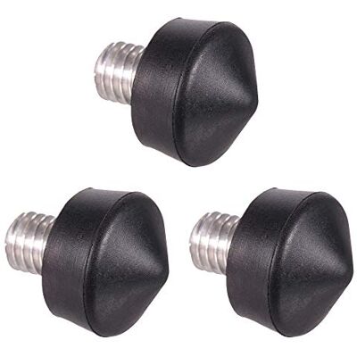 Andoer Universal Antidérapant 3/8" Trépied Monopode Caoutchouc Pied Spike pour Benro Gitzo Manfrotto Trépied Monopode (3pcs) - Publicité Andoer Universal Antidérapant 3/8" Trépied Monopode Caoutchouc Pied Spike pour Benro Gitzo Manfrotto Trépied Monopode (3pcs) - Publicité