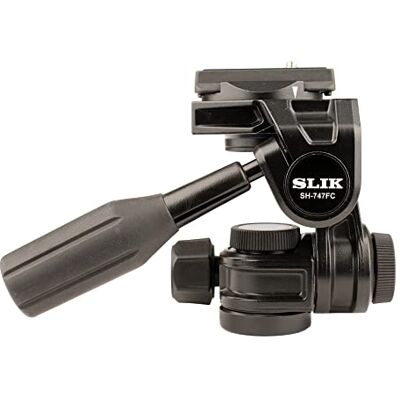 SLIK Tête panoramique 3 Voies SH-747 avec Plaque à dégagement Rapide de Type Arca - Publicité SLIK Tête panoramique 3 Voies SH-747 avec Plaque à dégagement Rapide de Type Arca - Publicité