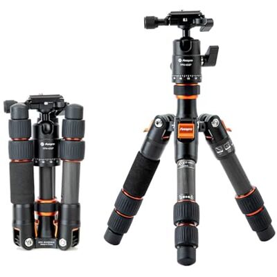 Fotopro Original X-go Mini Support de caméra, Fibre de Carbone Portable Trépied, Compact 18,3 Pouces Trepied avec rotule, Quick Release Plate pour Appareil Photo Nikon/Sony/Canon, Noir - Publicité Fotopro Original X-go Mini Support de caméra, Fibre de Carbone Portable Trépied, Compact 18,3 Pouces Trepied avec rotule, Quick Release Plate pour Appareil Photo Nikon/Sony/Canon, Noir - Publicité