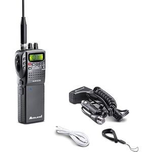 Midland Radio CB Alan 42 DS Lithium, Radio Récepteur Émetteur Professionnel Portable AM/FM avec Batterie Li-ION 2800mAh pour Durée de Vie Doublée Multibande, Squelch Numérique et Charge USB C - Publicité Midland Radio CB Alan 42 DS Lithium, Radio Récepteur Émetteur Professionnel Portable AM/FM avec Batterie Li-ION 2800mAh pour Durée de Vie Doublée Multibande, Squelch Numérique et Charge USB C - Publicité