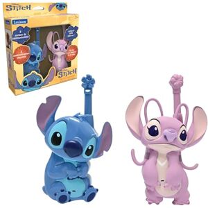 Lexibook , Disney Stitch, Talkies-Walkies 3D Stitch et Angel, Portée 500m, 2 canaux de Communication, Clip Ceinture, Bleu/Rose, TW18D1 - Publicité Lexibook , Disney Stitch, Talkies-Walkies 3D Stitch et Angel, Portée 500m, 2 canaux de Communication, Clip Ceinture, Bleu/Rose, TW18D1 - Publicité