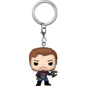 Funko Pop! Keychain: Marvel Guardians of The Galaxy 3 Star-Lord Les Gardiens DE LA Galaxie Mini-Figurine en Vinyle à Collectionner Porte-clés Fantaisie Cadeau de Noël Idée de Cadeau - Publicité