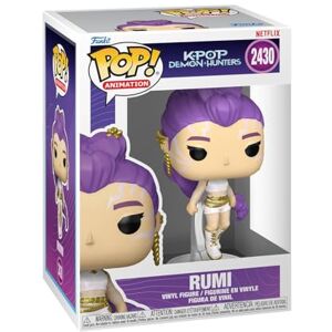 Funko POP! Animation: Netflix KPOP Demon Hunters Rumi 1 in 6 chance of receiving the rare Chase variant (Glow in the Dark) Styles Vary Figurine en vinyle de collection - Publicité Funko POP! Animation: Netflix KPOP Demon Hunters Rumi 1 in 6 chance of receiving the rare Chase variant (Glow in the Dark) Styles Vary Figurine en vinyle de collection - Publicité