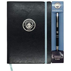 MANCHESTER CITY FC officiel Cahier format A5 et stylo thème football style business/cadeau élégant - Publicité MANCHESTER CITY FC officiel Cahier format A5 et stylo thème football style business/cadeau élégant - Publicité