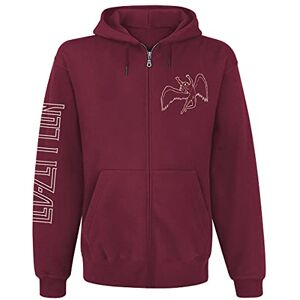 Led Zeppelin - Symbols - Rouge Grenat - XX-Large - Hoodie - Publicité Led Zeppelin - Symbols - Rouge Grenat - XX-Large - Hoodie - Publicité
