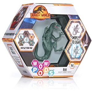 WOW! STUFF PODS Jurassic Dominion Velociraptor Blue Figurine lumineuse à tête branlante Produit officiel Fallen Kingdom Jouets et cadeaux pour garçons et filles 10,2 cm - Publicité WOW! STUFF PODS Jurassic Dominion Velociraptor Blue Figurine lumineuse à tête branlante Produit officiel Fallen Kingdom Jouets et cadeaux pour garçons et filles 10,2 cm - Publicité