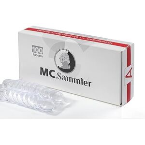 MC.Sammler Lot de 100 Capsules pour pièces de 2 Euros 26 mm - Publicité MC.Sammler Lot de 100 Capsules pour pièces de 2 Euros 26 mm - Publicité