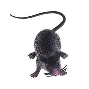 N-K Pulabo Figurine en plastique Rats et souris Pour enfants Halloween Noir Confortable et respectueux de l'environnement - Publicité