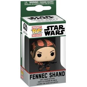 Funko Pop! Keychain: Star Wars Book of Boba Fett Fennec Shand Star Wars: The Book of Boba Fett Mini-Figurine en Vinyle à Collectionner Porte-clés Fantaisie Cadeau de Noël Idée de Cadeau - Publicité