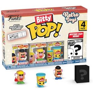 Funko Bitty Pop Retro Toys Mr. Potato Head 4PKet Une Mini-Figurine Mystère en Surprise 2.2 Cm Collectionnable Étagère Empilable Incluse Idée de Cadeau Décoration de Gâteaux - Publicité Funko Bitty Pop Retro Toys Mr. Potato Head 4PKet Une Mini-Figurine Mystère en Surprise 2.2 Cm Collectionnable Étagère Empilable Incluse Idée de Cadeau Décoration de Gâteaux - Publicité