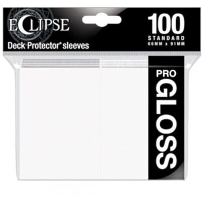 Ultra Pro Eclipse 88-15600 Lot de 100 Pochettes Standard Brillantes Blanc Arctique - Publicité Ultra Pro Eclipse 88-15600 Lot de 100 Pochettes Standard Brillantes Blanc Arctique - Publicité