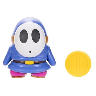 Super Mario Figurine articulée avec pièce de monnaie Bleu 10,2 cm - Publicité Super Mario Figurine articulée avec pièce de monnaie Bleu 10,2 cm - Publicité