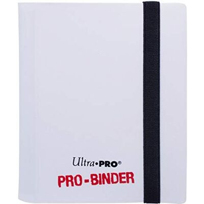 Ultra Pro -2-Pocket Pro Binder in White (E-85306) - Publicité Ultra Pro -2-Pocket Pro Binder in White (E-85306) - Publicité