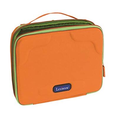 Lexibook , Étui Tablette, MFA50-02 Étui de transport de protection, Tablettes enfants, Orange/Vert - Publicité Lexibook , Étui Tablette, MFA50-02 Étui de transport de protection, Tablettes enfants, Orange/Vert - Publicité