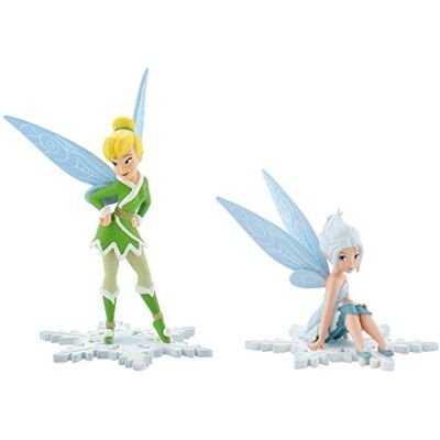 Bullyland Disney Fairies figurine Tinkerbell + Periwinkle Winterfairy - Publicité Bullyland Disney Fairies figurine Tinkerbell + Periwinkle Winterfairy - Publicité