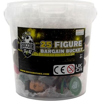 Seau de Bonnes Affaires SoccerStarz 25 Pièces - Figurines - Publicité Seau de Bonnes Affaires SoccerStarz 25 Pièces - Figurines - Publicité