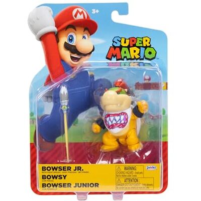 Super Mario Bowser Jr Figurine d'action avec pinceau 10,2 cm - Publicité Super Mario Bowser Jr Figurine d'action avec pinceau 10,2 cm - Publicité