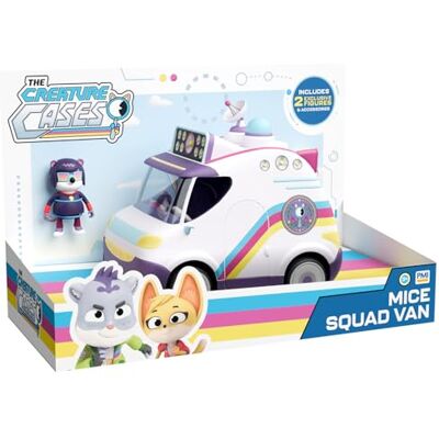 BANDAI Enquêtes Sauvages Van de la Brigade Souris avec 2 figurines Véhicule pour Enfants Série Creature Cases Idée Cadeau Coffret Van + Figurines Bill Jill Jouet Enfant 3 ans et + PMCC9013 - Publicité BANDAI Enquêtes Sauvages Van de la Brigade Souris avec 2 figurines Véhicule pour Enfants Série Creature Cases Idée Cadeau Coffret Van + Figurines Bill Jill Jouet Enfant 3 ans et + PMCC9013 - Publicité