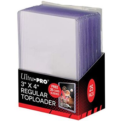 Ultra Pro 3" X 4" Regular Toploader - Publicité Ultra Pro 3" X 4" Regular Toploader - Publicité