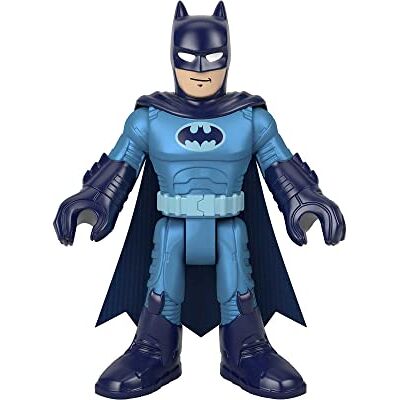 Fisher Price Imaginext DC Super Friends Batman Défendeur XL Bleu Grande Figurine Batman Articulée avec Cape de Super-Héros 25 cm Cadeau dès 3 Ans, HFD50 Multicolore - Publicité Fisher Price Imaginext DC Super Friends Batman Défendeur XL Bleu Grande Figurine Batman Articulée avec Cape de Super-Héros 25 cm Cadeau dès 3 Ans, HFD50 Multicolore - Publicité