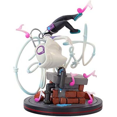 QMx Quantum Mechanix Ghost-Spider Q-Fig Elite Diorama Taille Unique - Publicité QMx Quantum Mechanix Ghost-Spider Q-Fig Elite Diorama Taille Unique - Publicité