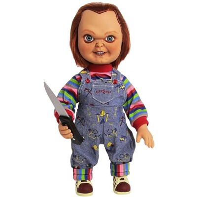Mezco Toys Chucky Good Guy Figurine, 696198780024, 38 cm - Publicité Mezco Toys Chucky Good Guy Figurine, 696198780024, 38 cm - Publicité