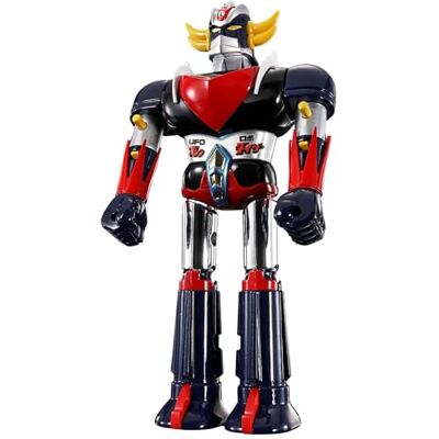 TAMASHII NATIONS Chogokin UFO Robo Glendazer Deluxe Glendizer & UFO Spazer, env. 135 et 120 mm, figurine d'action prépeinte en ABS et PE - Publicité TAMASHII NATIONS Chogokin UFO Robo Glendazer Deluxe Glendizer & UFO Spazer, env. 135 et 120 mm, figurine d'action prépeinte en ABS et PE - Publicité