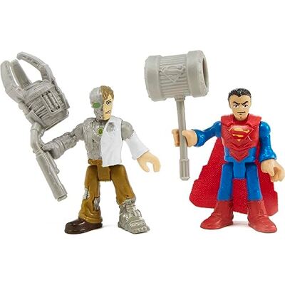 Fisher Price – Imaginext – DC Super Friends – Superman & Mettalo – 2 Mini Figurines + Accessoires - Publicité Fisher Price – Imaginext – DC Super Friends – Superman & Mettalo – 2 Mini Figurines + Accessoires - Publicité