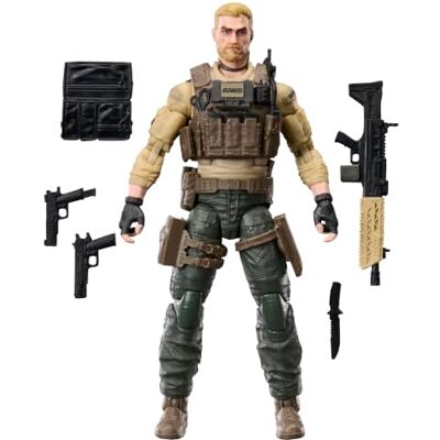 G.I. JOE Classified Series, Figurine de Collection 208 Duke de 15 cm, avec 6 Accessoires - Publicité G.I. JOE Classified Series, Figurine de Collection 208 Duke de 15 cm, avec 6 Accessoires - Publicité