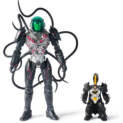 Ensemble de Figurines DC Comics Brainiac vs Batman - Metal Force - Publicité Ensemble de Figurines DC Comics Brainiac vs Batman - Metal Force - Publicité